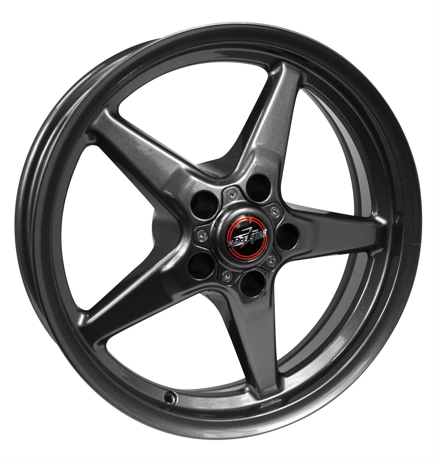 Race Star Industries 92-705253G Race Star 92 Drag Star Bracket Racer Metallic Gray Wheels