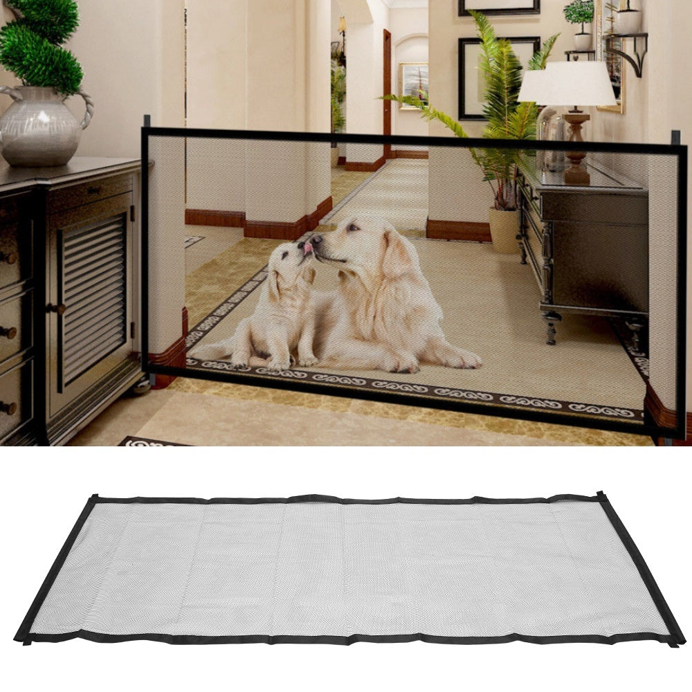 Portable Folding Safety Guard Mesh Fence Net for Puppy Cat Pet Dog Safety Enclosure