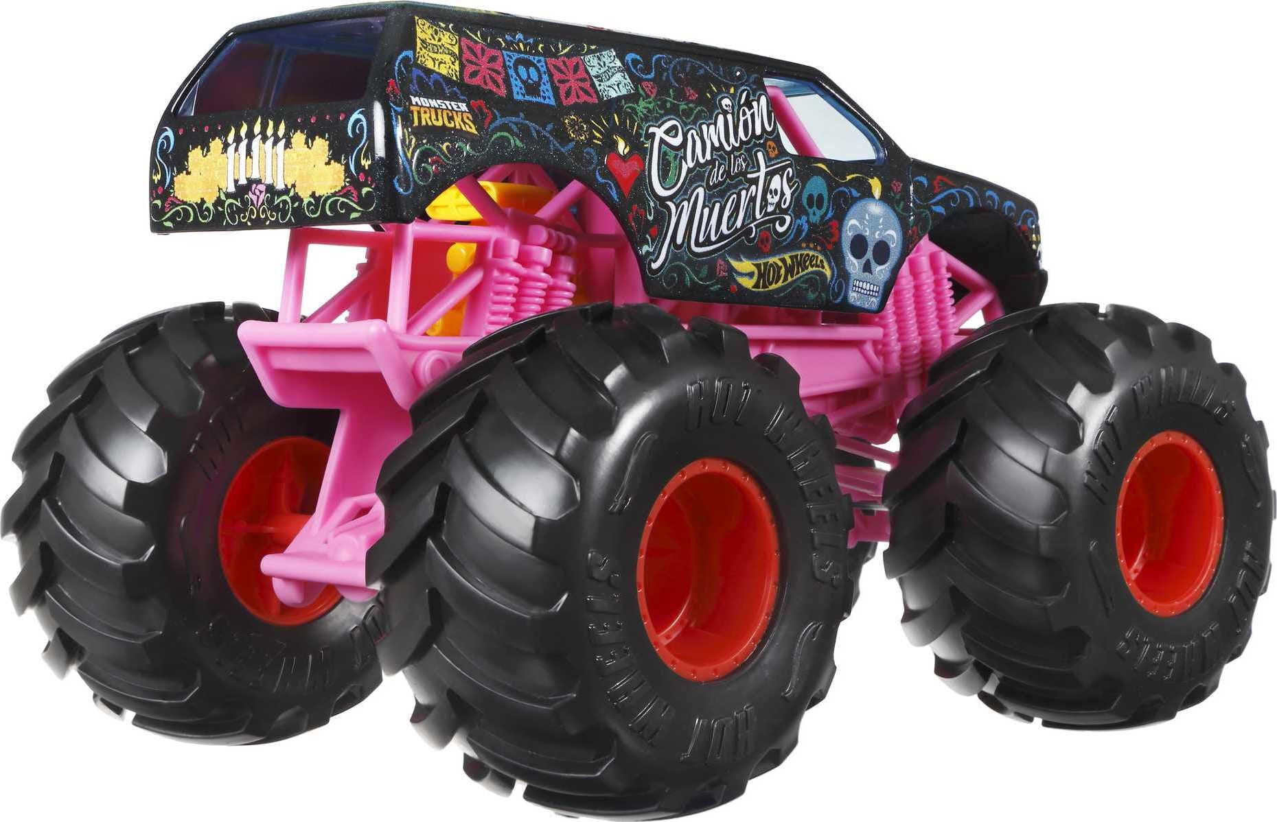 Hot Wheels Monster Trucks Demo Derby 1:24 Scale Die-Cast Assortment Toy Vehicles For Kids 3 Years and Up