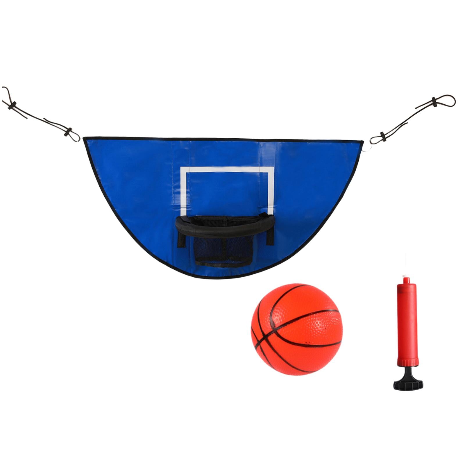 Universal Trampoline Basketball Hoop for Kids， including Small Basketball， Mini Basketball Hoop for Trampoline for Boys Girls Basketball Training