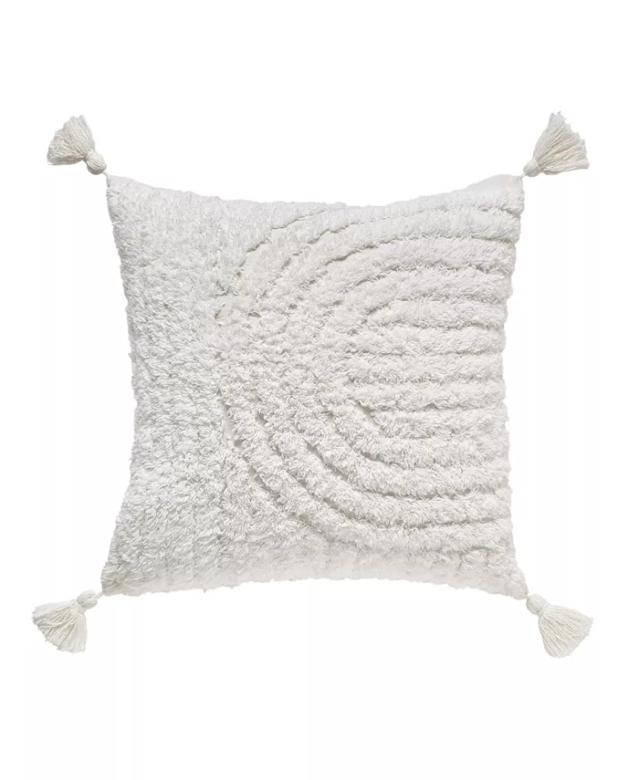 Splendid Chenille Decorative Tufted Cotton Pillow， 16