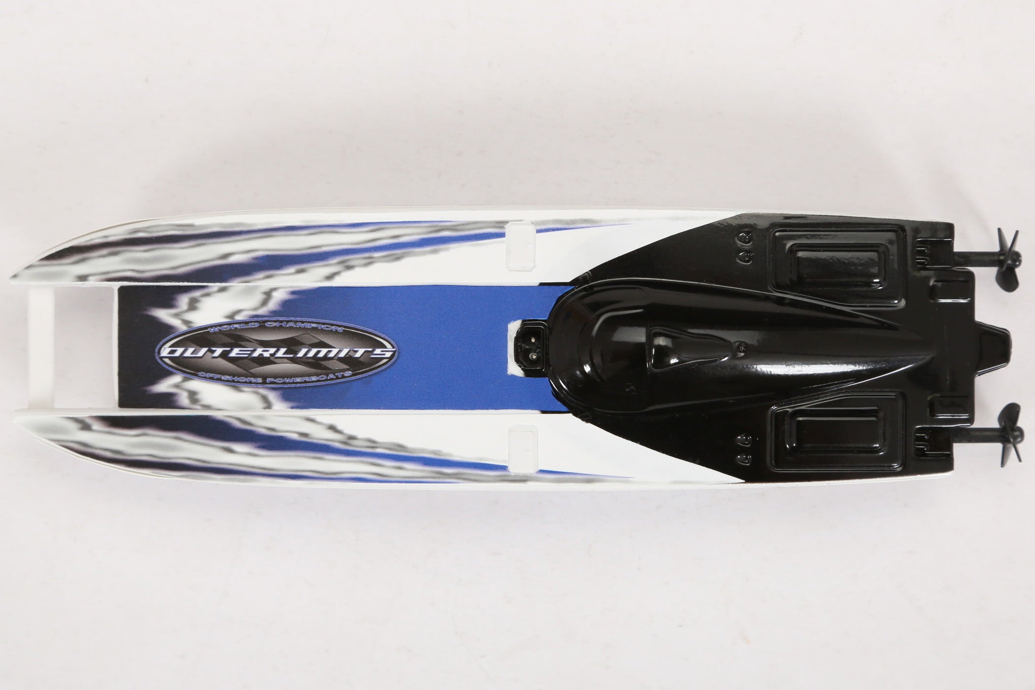 Adventure Force 6 inch Outer Limits Catamaran Battery Radio Control Nano Mini Boat， 6706-1RH