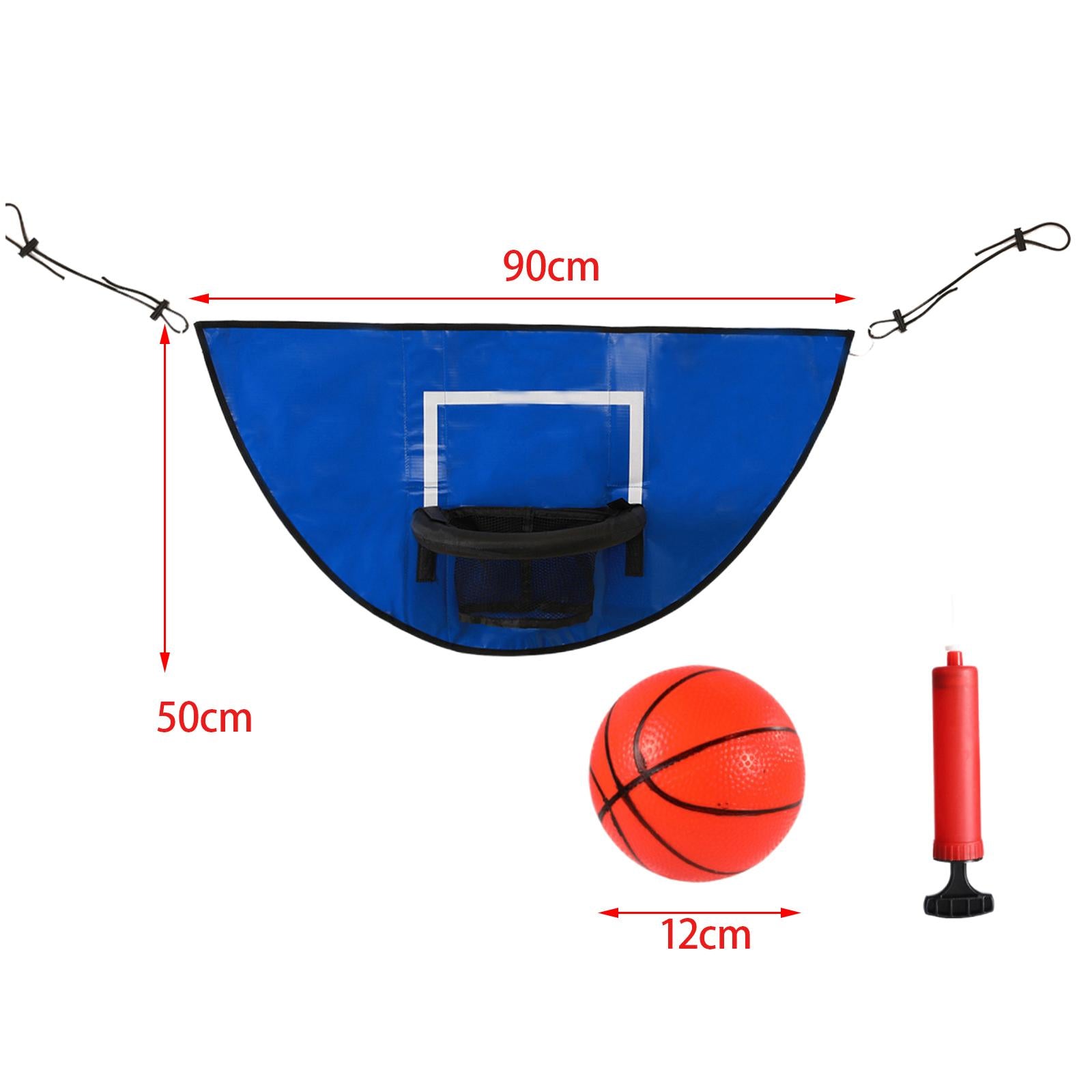 Universal Trampoline Basketball Hoop for Kids， including Small Basketball， Mini Basketball Hoop for Trampoline for Boys Girls Basketball Training