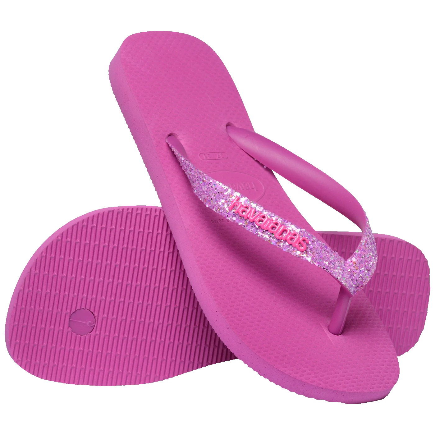 Chinelo Havaianas Top Glitter Neon