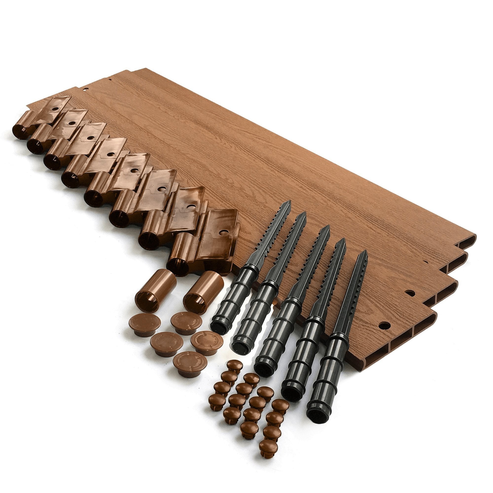 Frame It All Tool-Free Classic Sienna Straight Playground Border