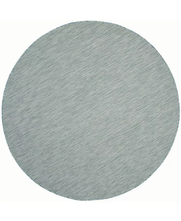 Safavieh Courtyard Aqua and Gray 6'7