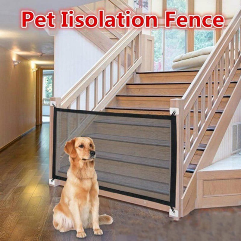 Dog Gate for the House Adjustable Pressure Mount Temporary Pet Gate for Dogs