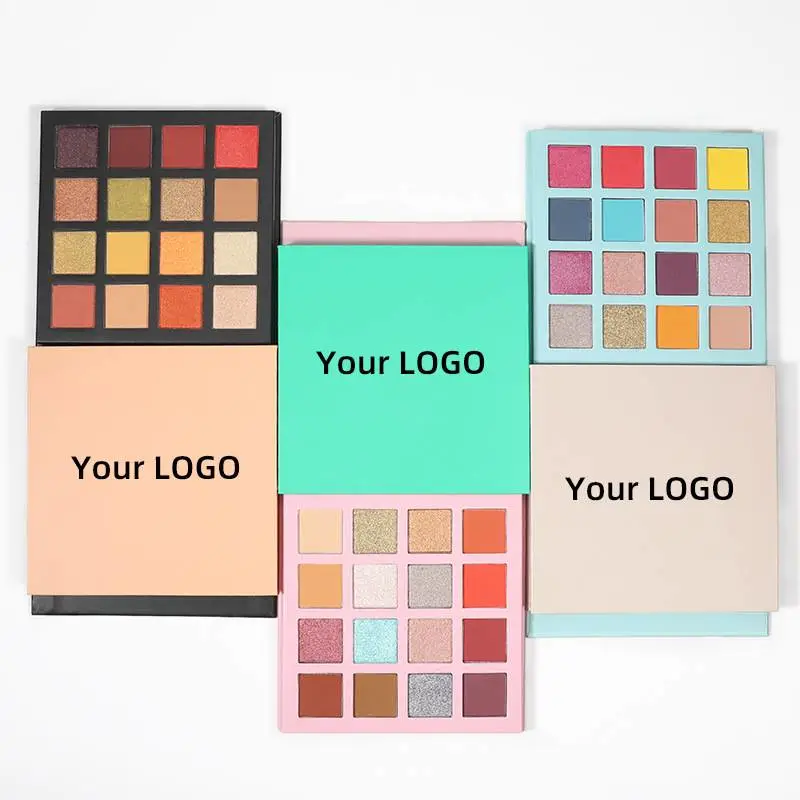Free Combination High Pigment Private Label DIY 16 Color Eyeshadow Palette