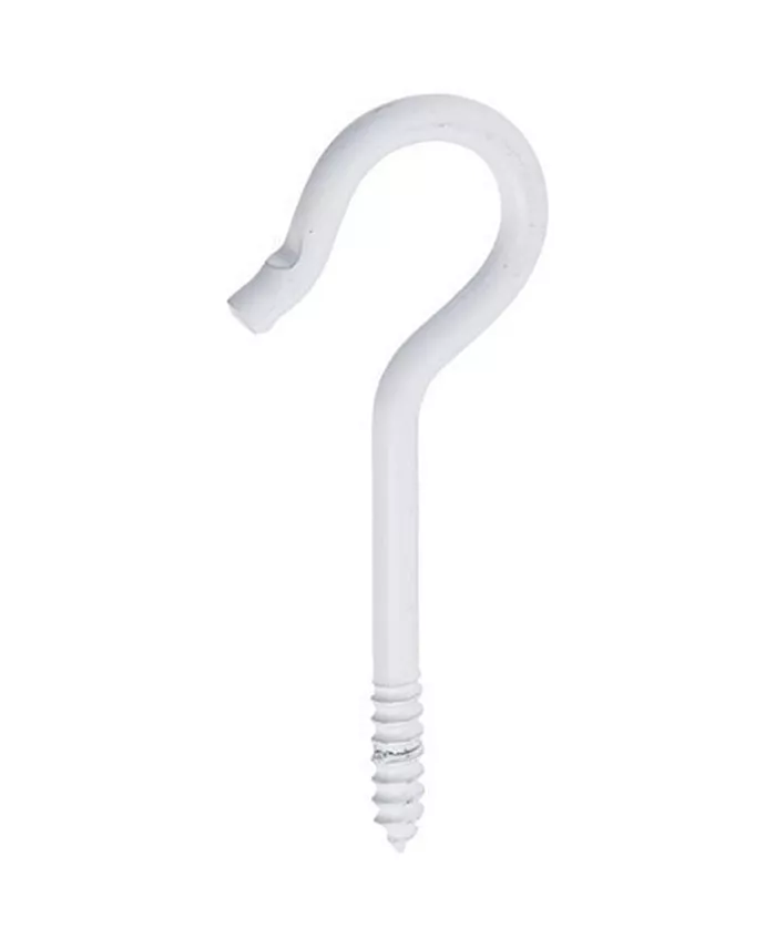 Panacea PRODUCTS CORP White Ceiling Hooks， 5 Pack