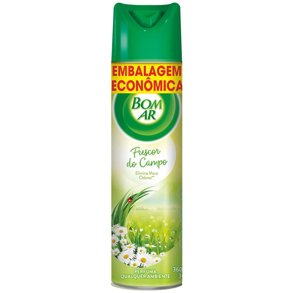 Aromatizador Bom Ar Aerossol Limao Siciliano e Baunilha Embalagem Economica 360ml