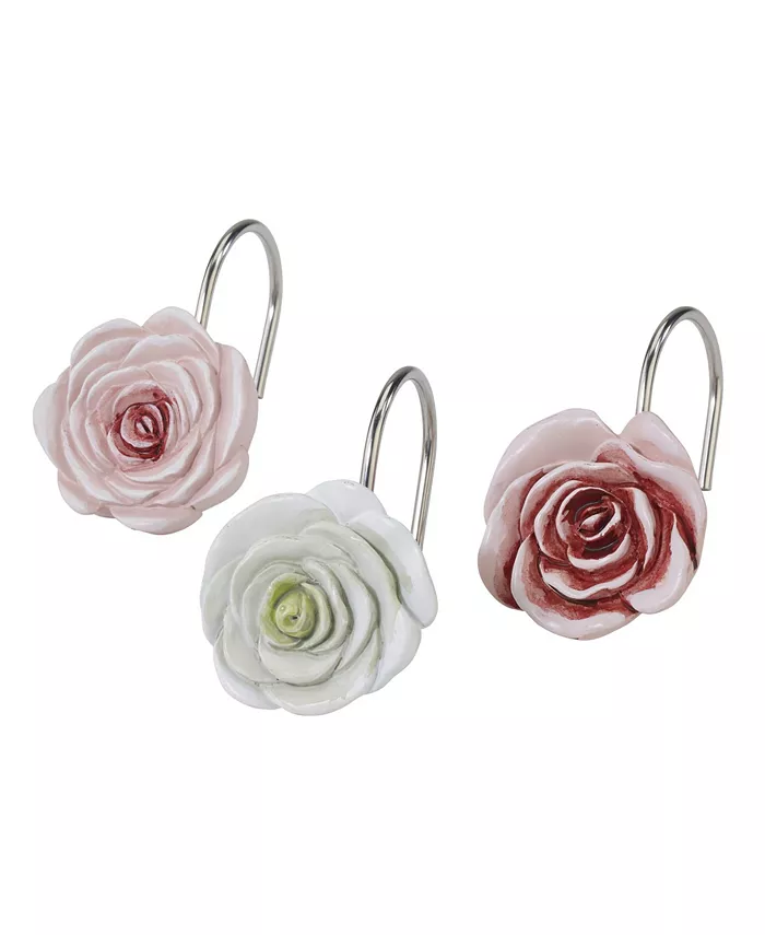 Avanti Spring Garden Shower Hooks， Set of 12