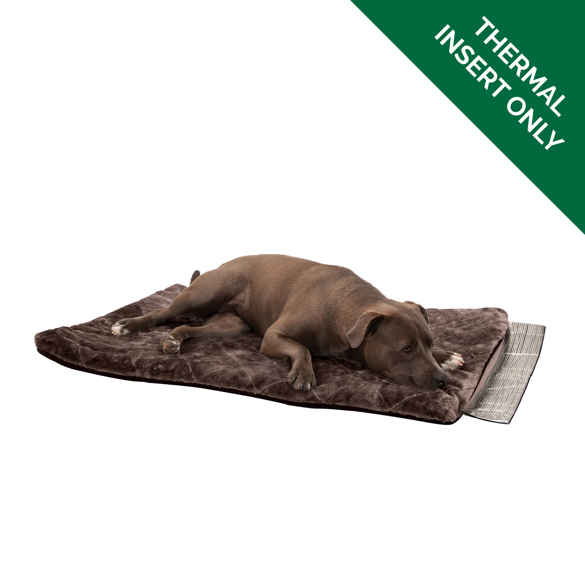 FurHaven Pet Heating Pad | ThermaPup Self-Warming Pad， Silver， Large