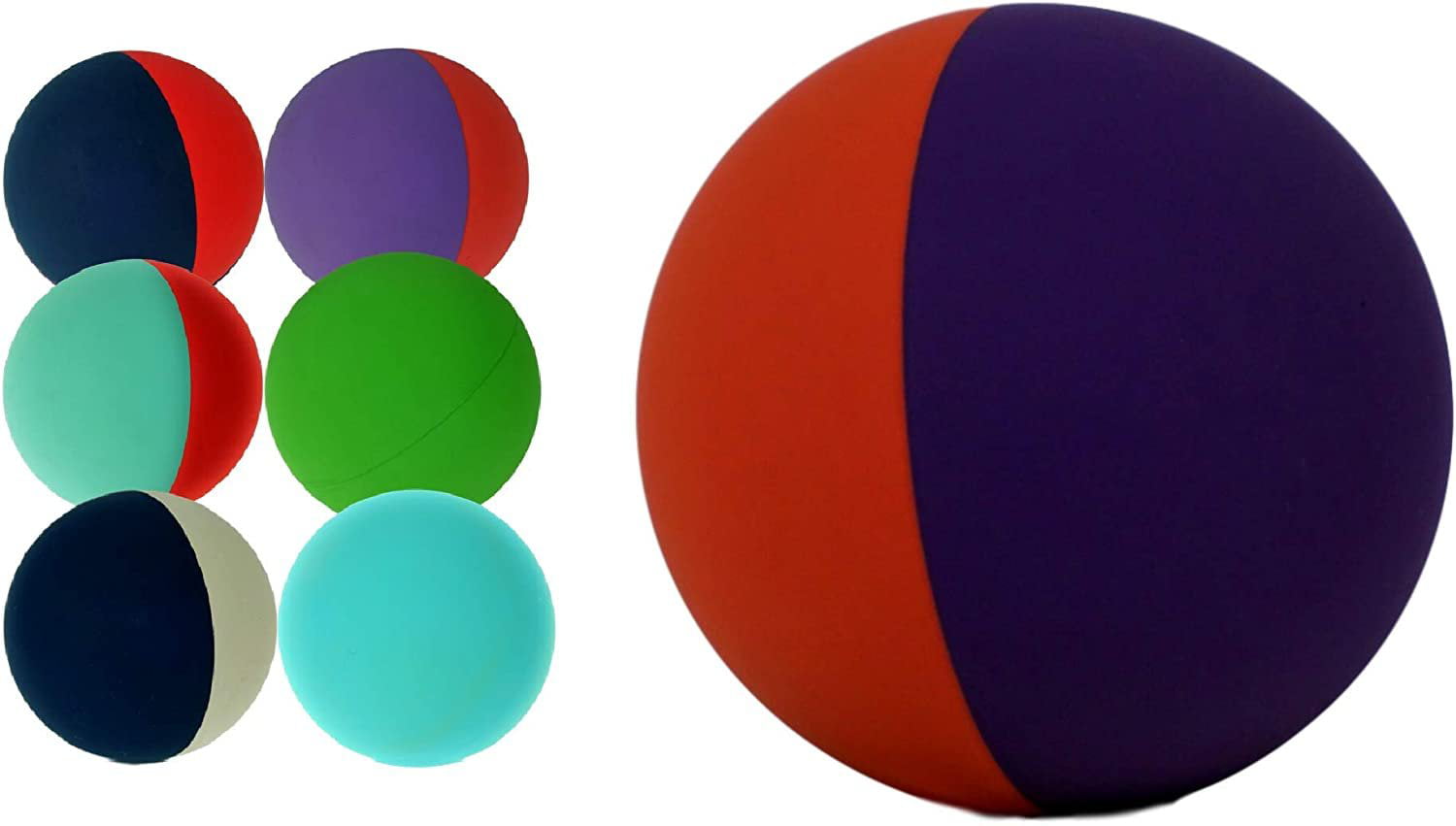 JA-RU Super Sky HI Bounce Balls Dual Color Bouncing Ball 2.3