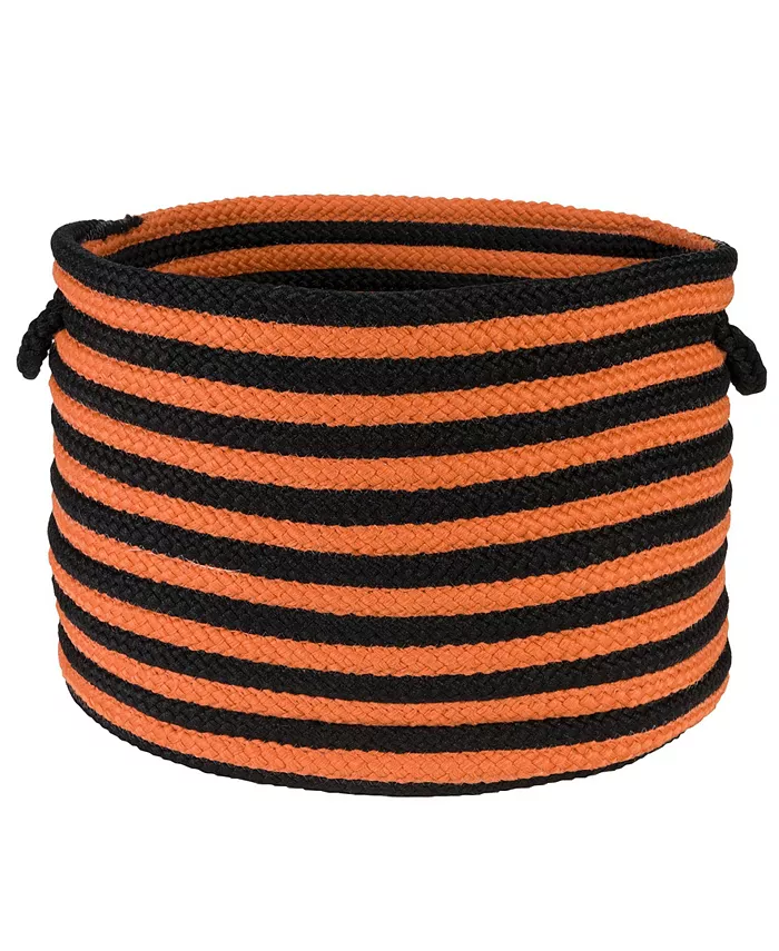 Colonial Mills Spunky Stripe Braided Storage Basket