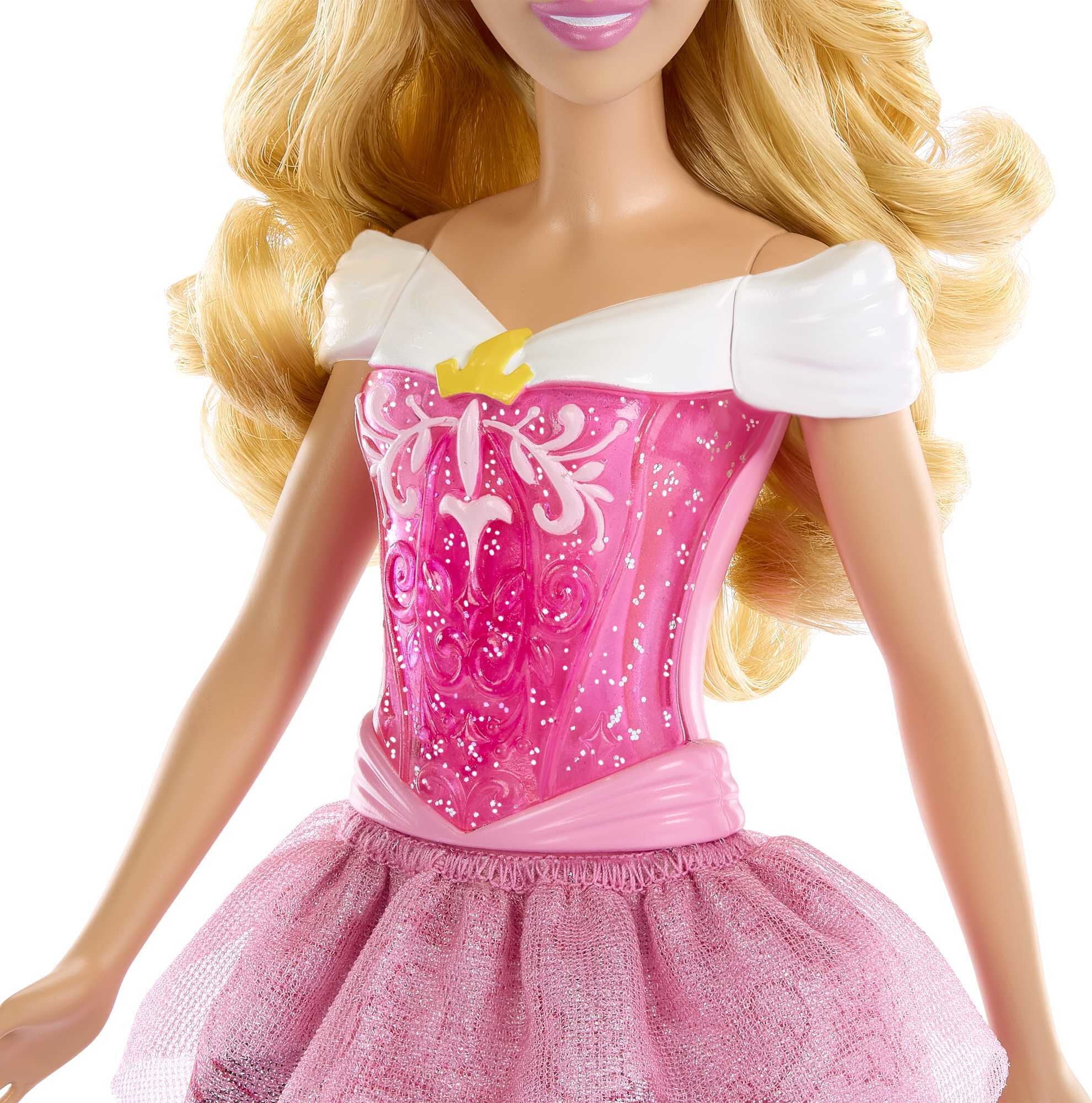 Disney Princess Aurora Fashion Doll with Blonde Hair, Purple Eyes & Tiara Accessory