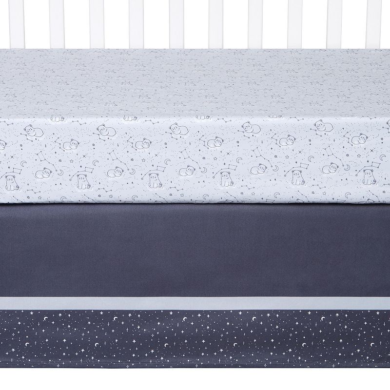 Sammy and Lou Bearly Dreaming 4 Piece Crib Bedding Set