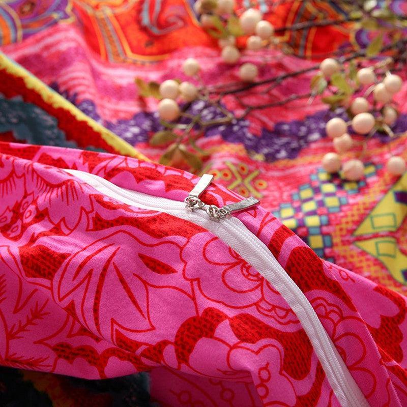 Jogo de Cama Cultura Indiana com 4 Peças