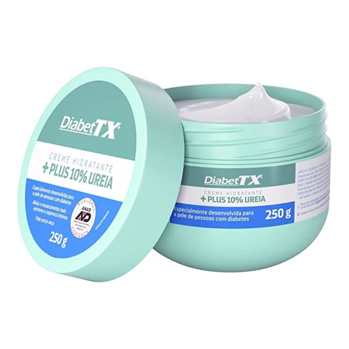 Creme Hidratante Diabettx 10 Ureia 250 g