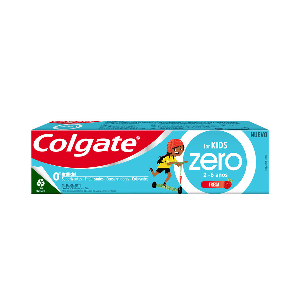 Gel Dental Colgate For Kids Zero com Fluor Morango 70 g