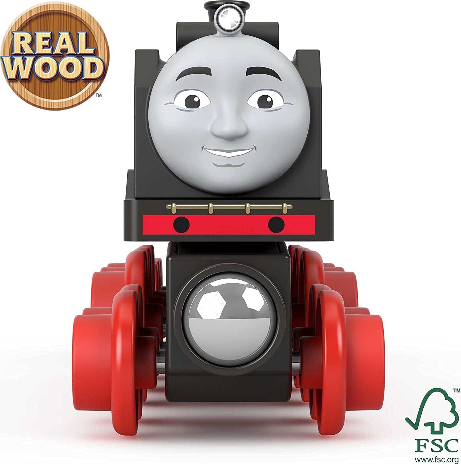 Fisher-Price MTTHBK11 Thomas and Friends Wood Hiro Engine and Car Toy - 3 Piece