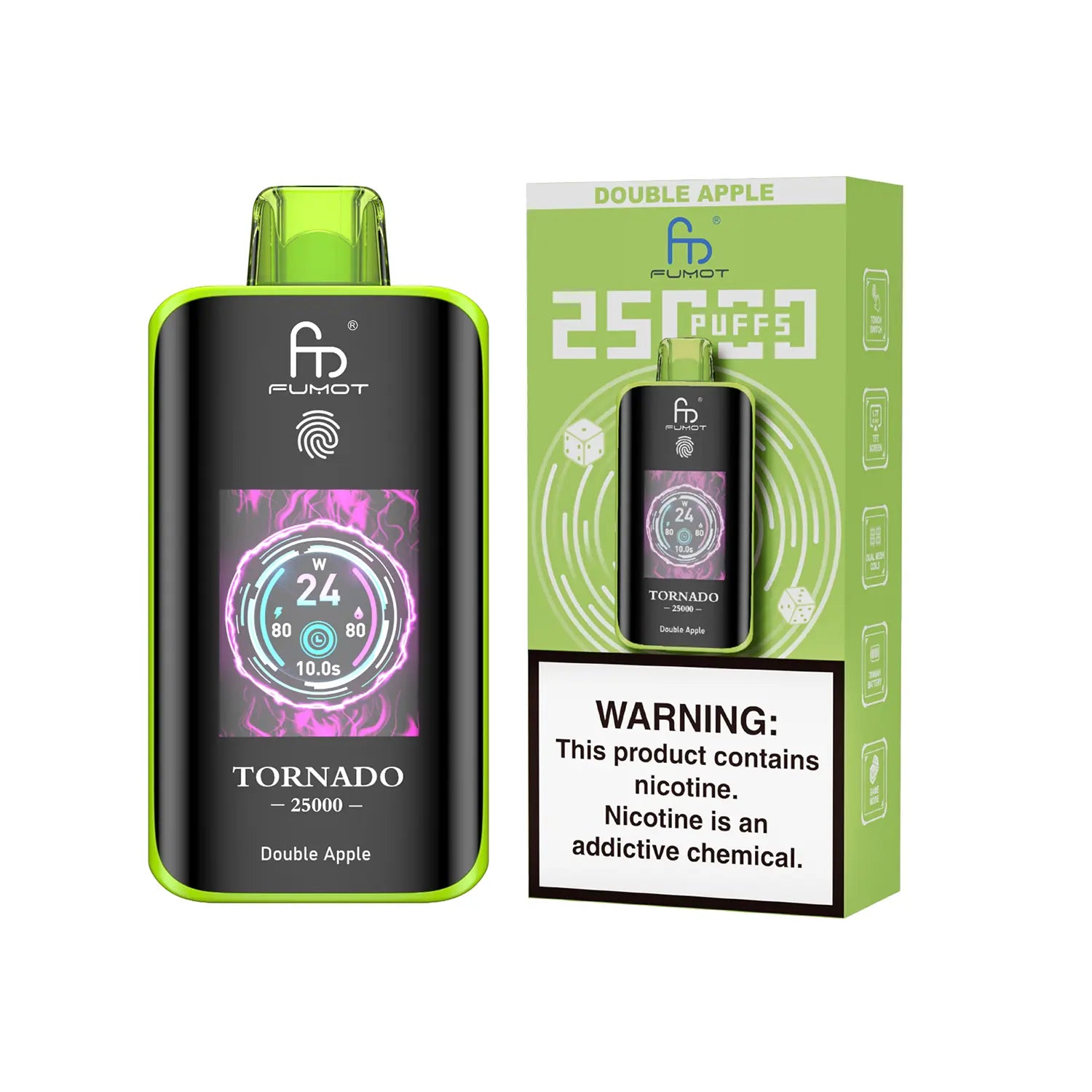 Fumot Tornado Vape 25000 - Double Apple
