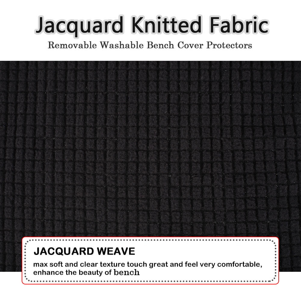 Fyeme Dining Chair Cover Bench Sofa Furniture Protective Cover Retractable Cover Soft Stretchable Washable Removable Fashionable Polyester Fiber