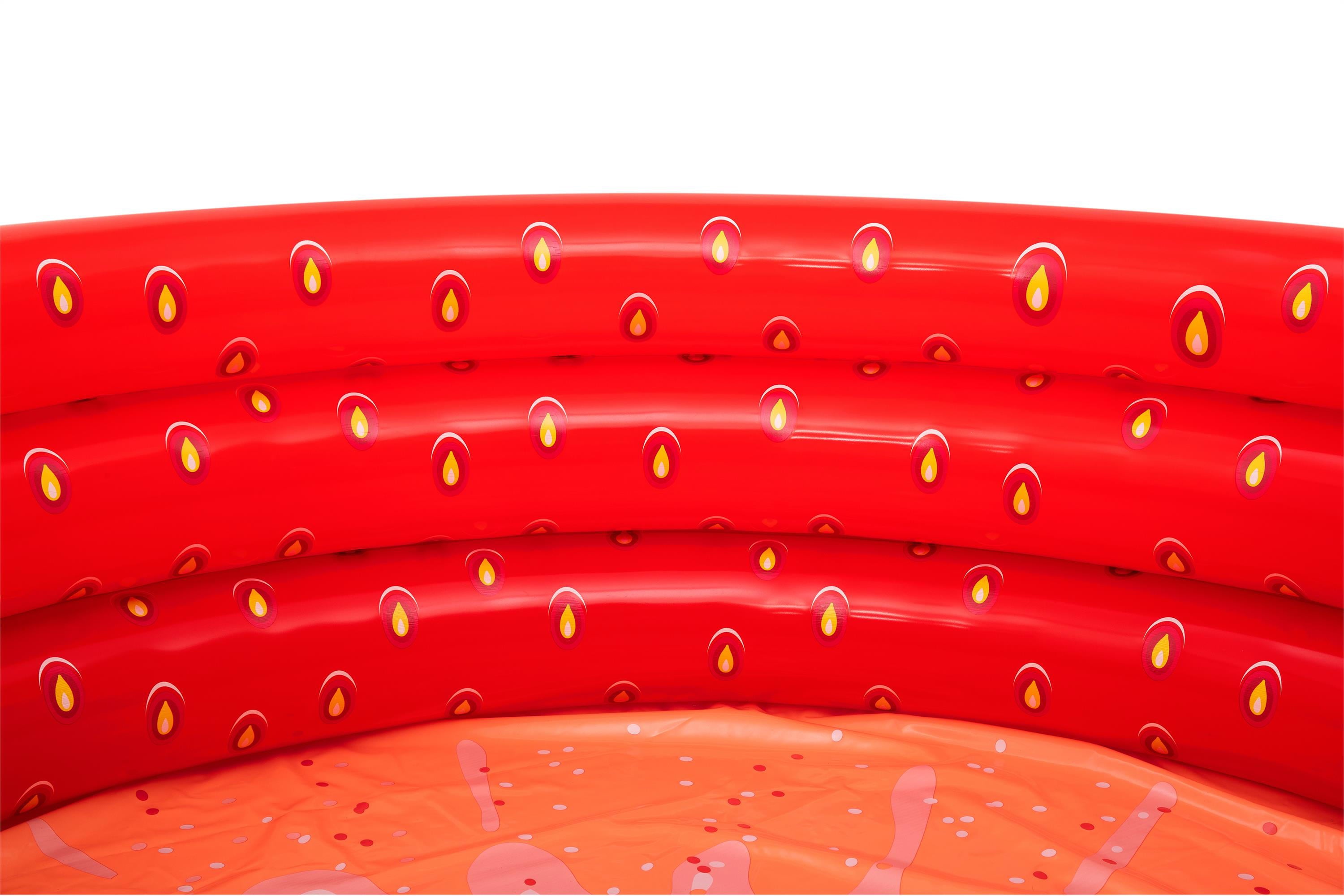 H2OGO! Sweet Strawberry Round Above-Ground Inflatable Play Pool
