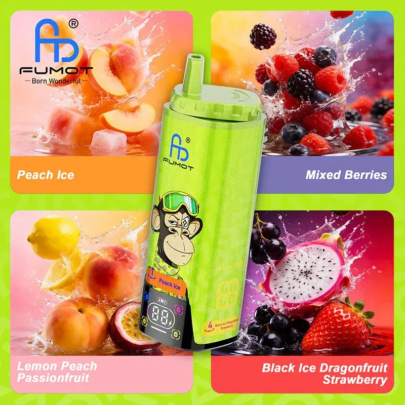 🔥 Fumot Eco 4-in-1 80K Puffs 💨Four Flavours. One Device Disposable Vape
