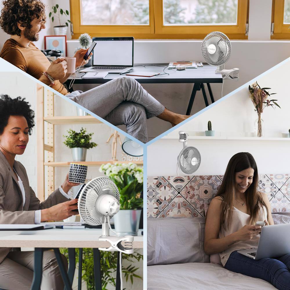 Lasko 6 in. 2-Speed Clip Fan 2004W