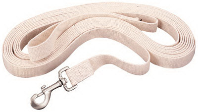WEAVER LEATHER LLC Horse Lunge Line， Off White Flat Cotton， 1-In. x 30-Ft. 35-4011