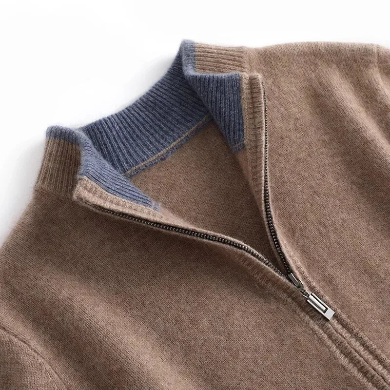 Jaqueta Milano Blend™ em Malha de Algodão com Toque de Lã / Sofisticação Atemporal para Homens de Estilo!