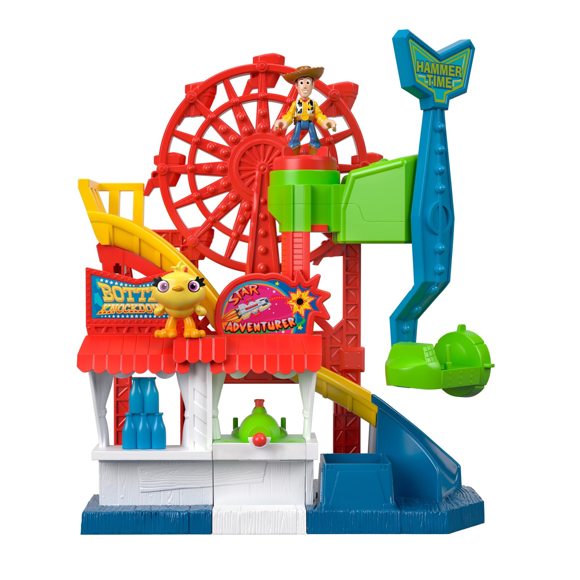 Imaginext Disney Pixar Toy Story Carnival Playset with Woody and Ducky