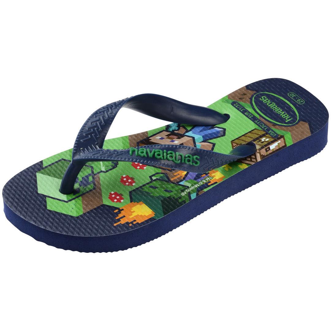 Chinelo Havaianas Infantil Minecraft