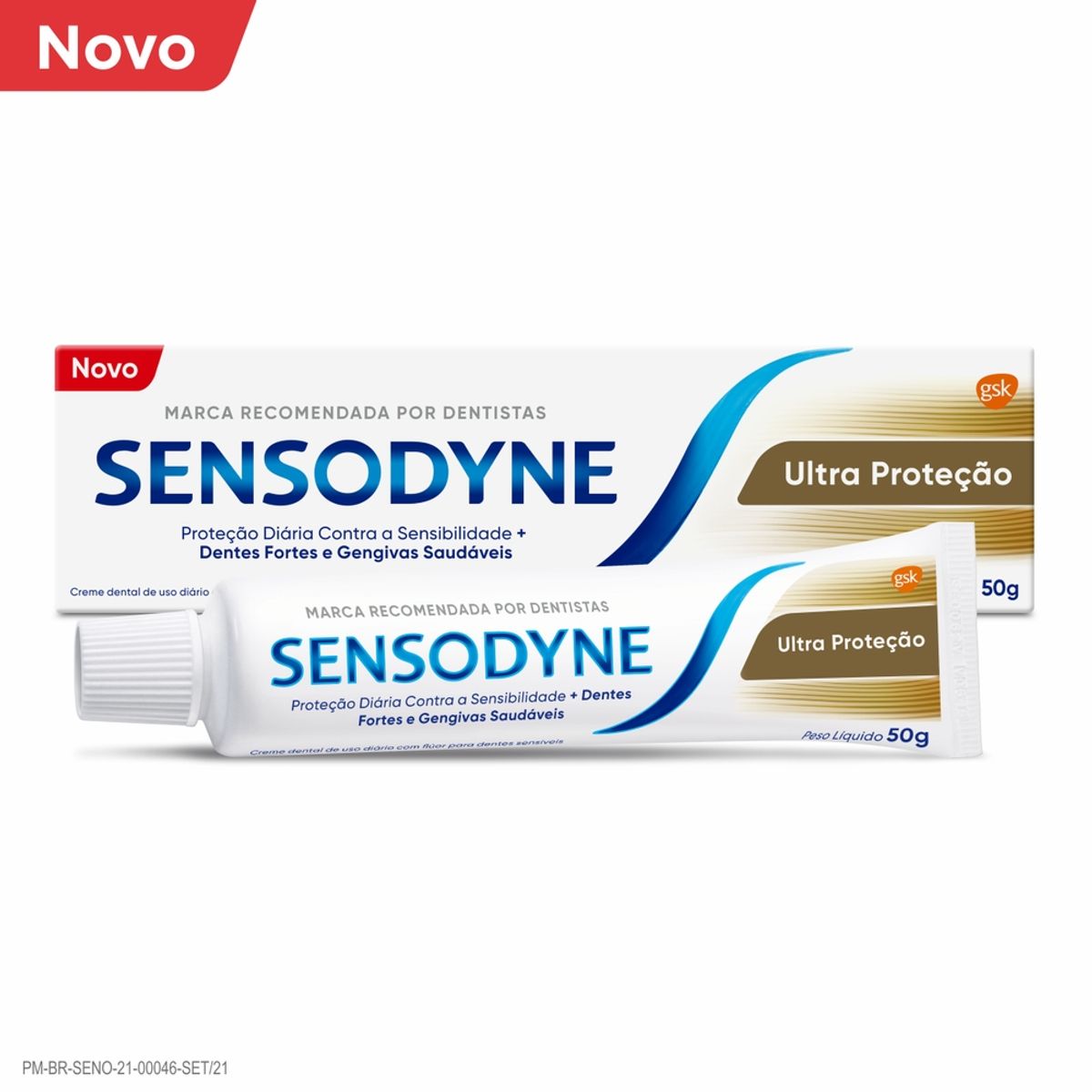 Sensodyne Ultra Protecao Creme Dental Para Dentes Sensiveis 50g