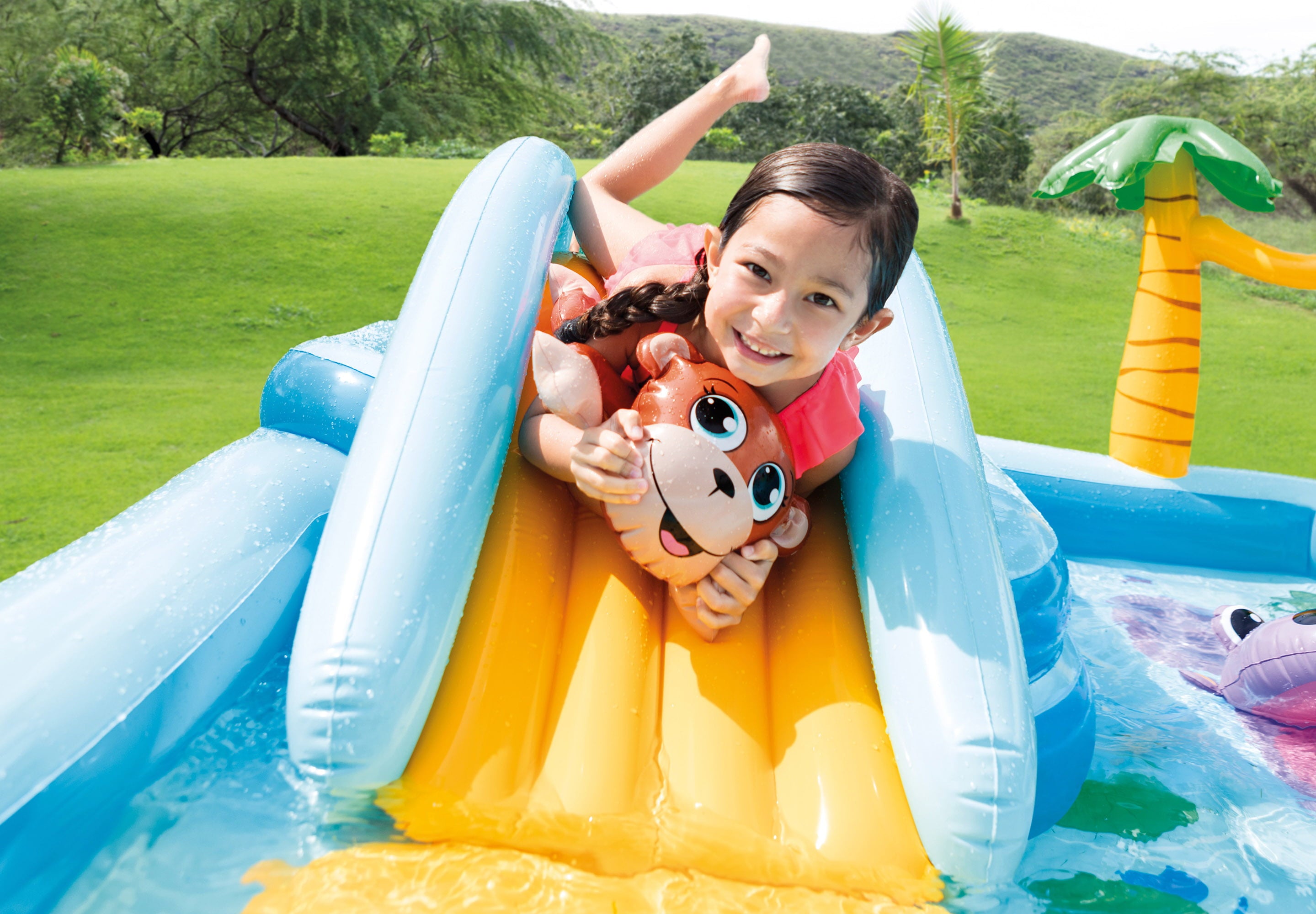 Intex Jungle Adventure Inflatable Inflatable and Kiddie Pools Pool Play Center