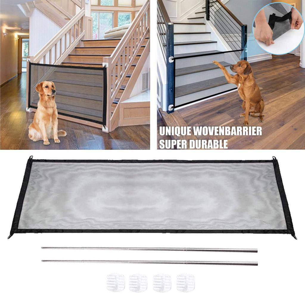 Portable Mesh Folding Pet Puppy Fence indoor and Gate for 180x72cm