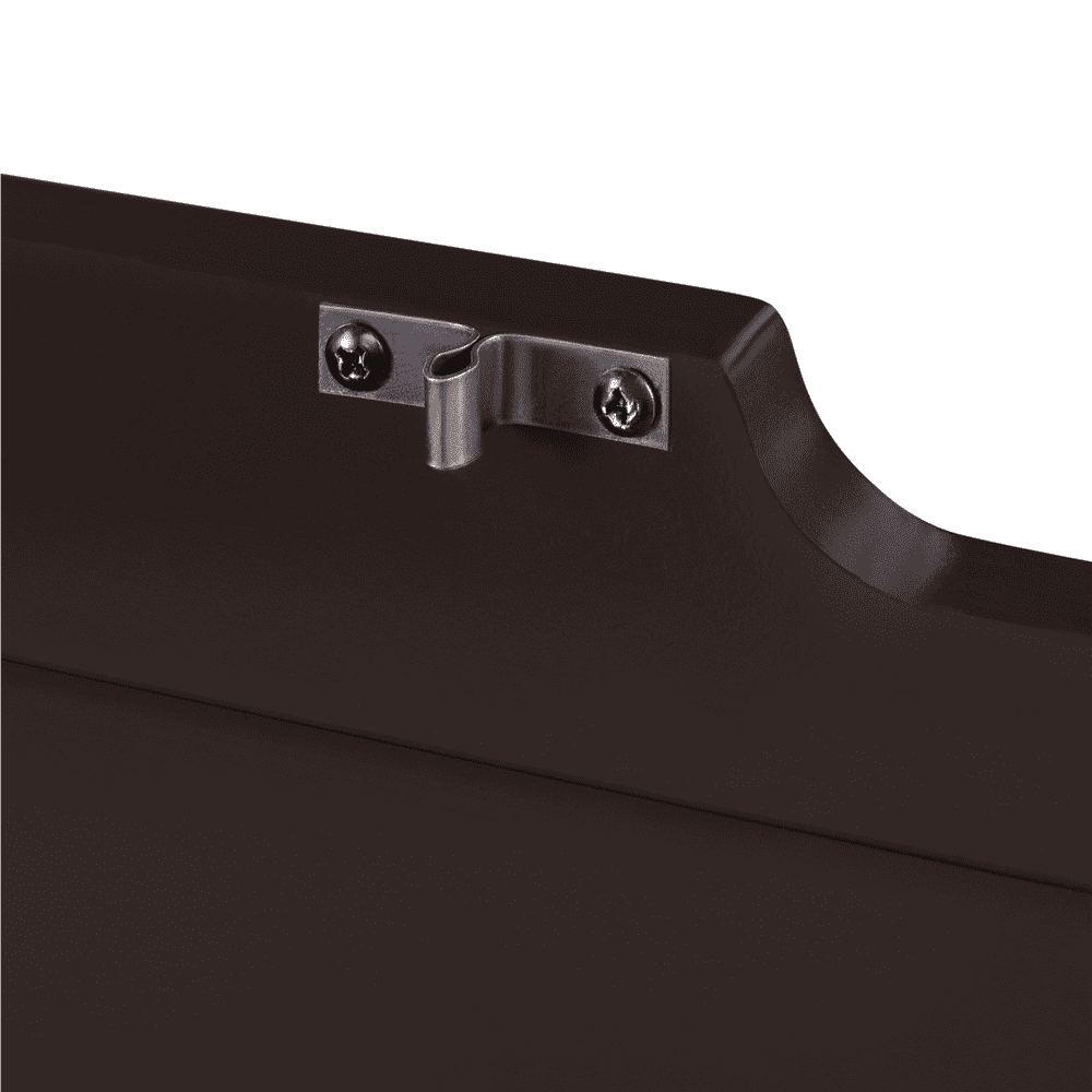 Easyfashion Wooden Cat Litter Box Furniture with Door， Espresso