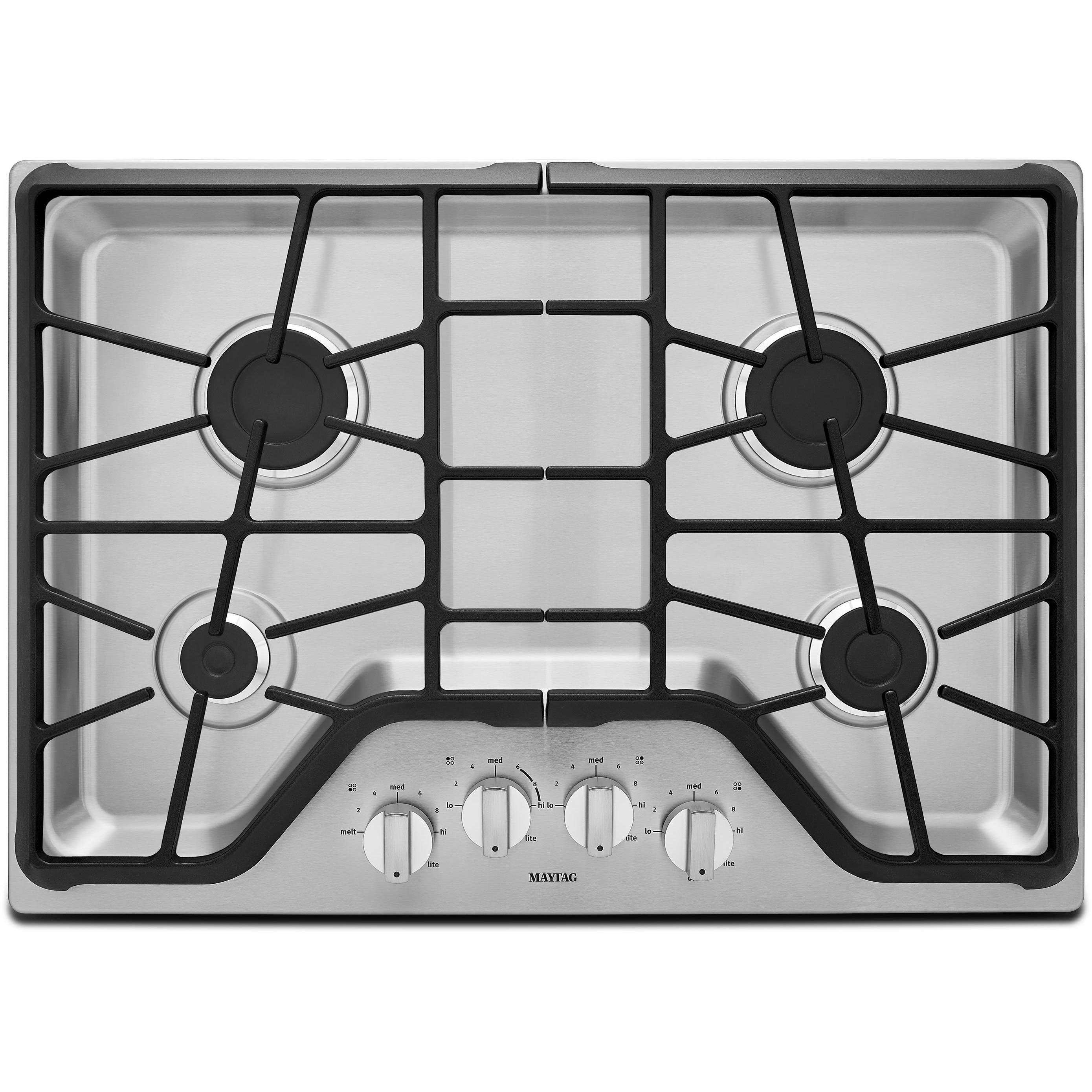 Maytag 30-inch Built-In Gas Cooktop MGC7430DS