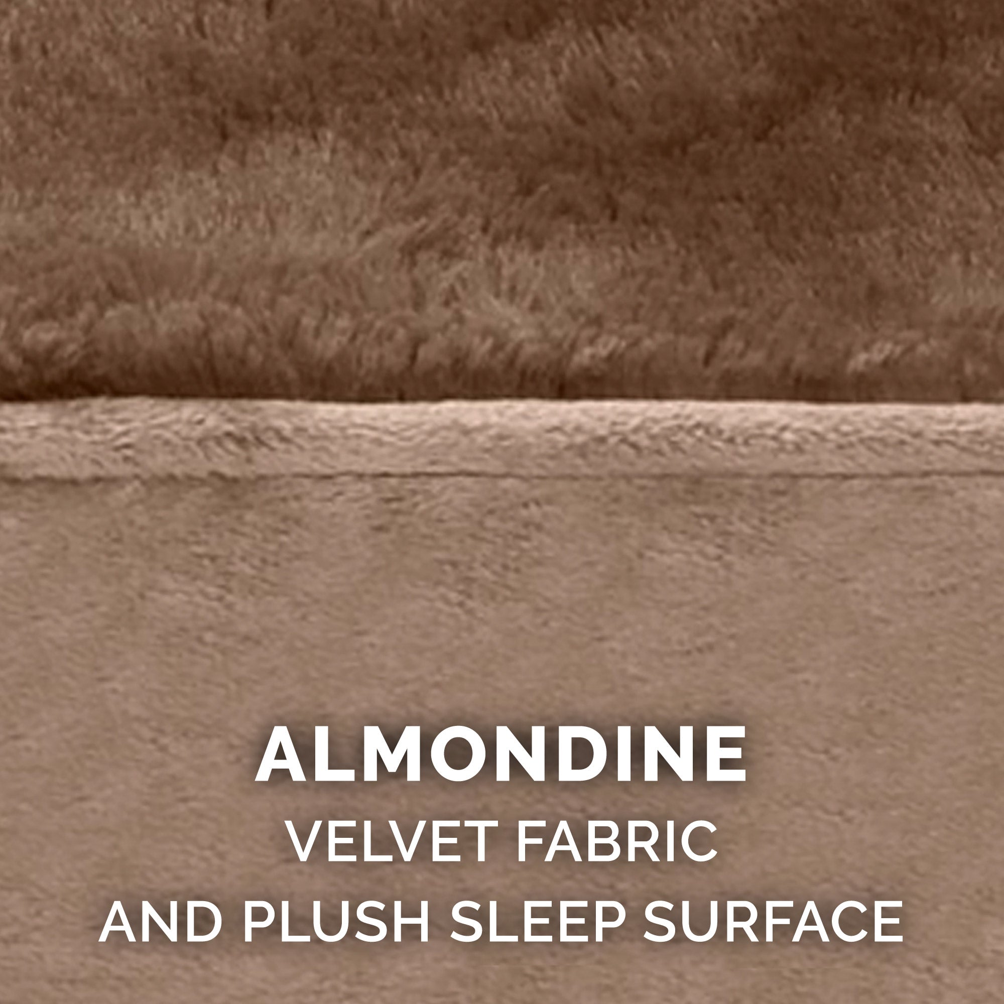 FurHaven Pet Products | Cooling Gel Memory Foam Orthopedic Plush and Velvet Comfy Couch Sofa-Style Pet Bed for Dogs and Cats， Almondine， Large