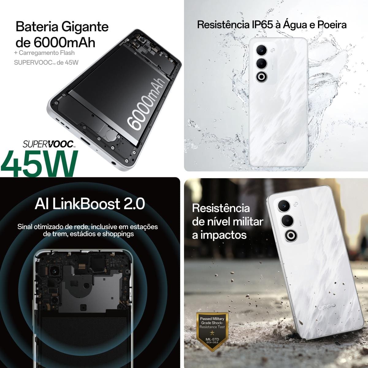 Smartphone OPPO A5 5G  Smartphone OPPO com entrega rápida.