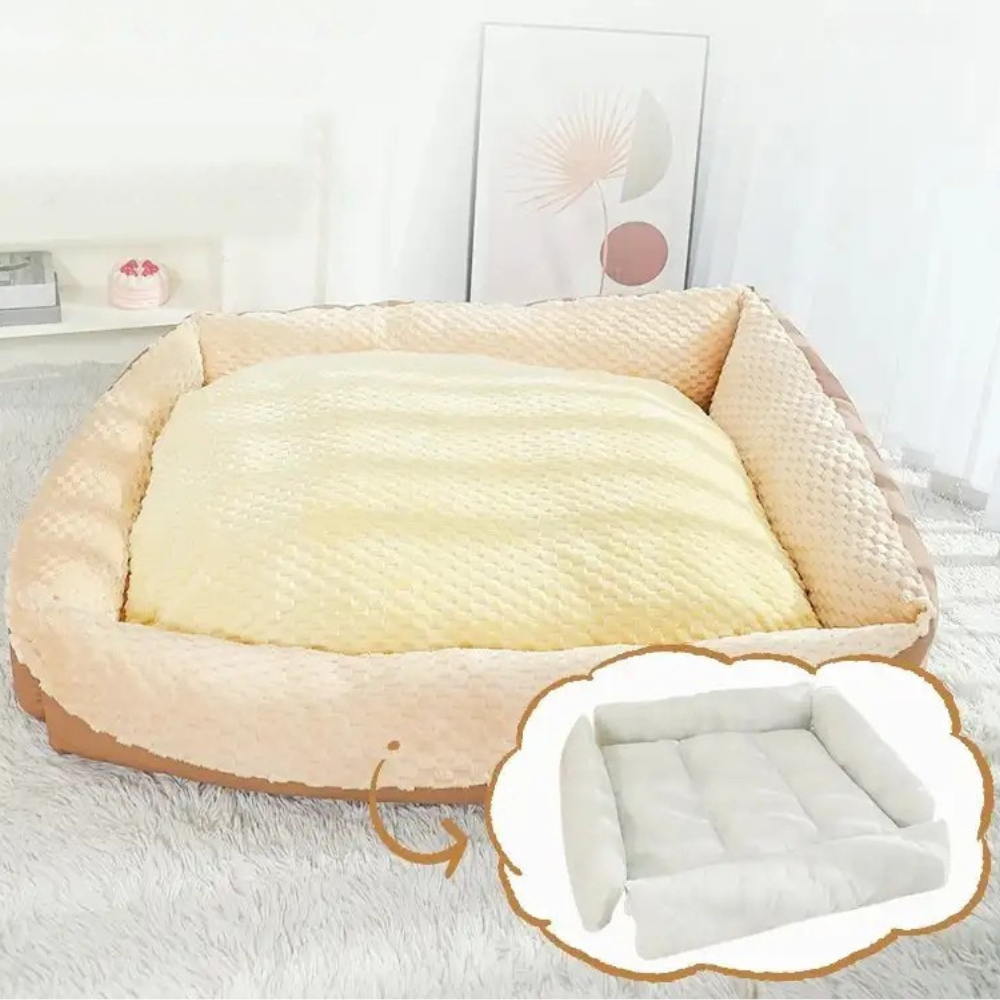Deep Sleep Dog Bed | Orthopedic Washable Cushion for Dogs and Cats