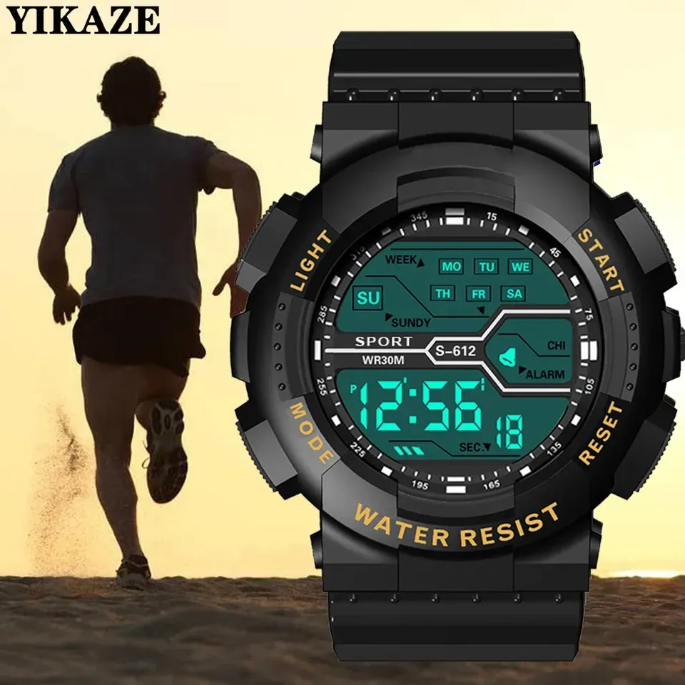 LIUYANGTIAN Men's Sports Watch Waterproof Outdoor Sport Watch Luminous Calendar Digital Clock Electronic Watches for man