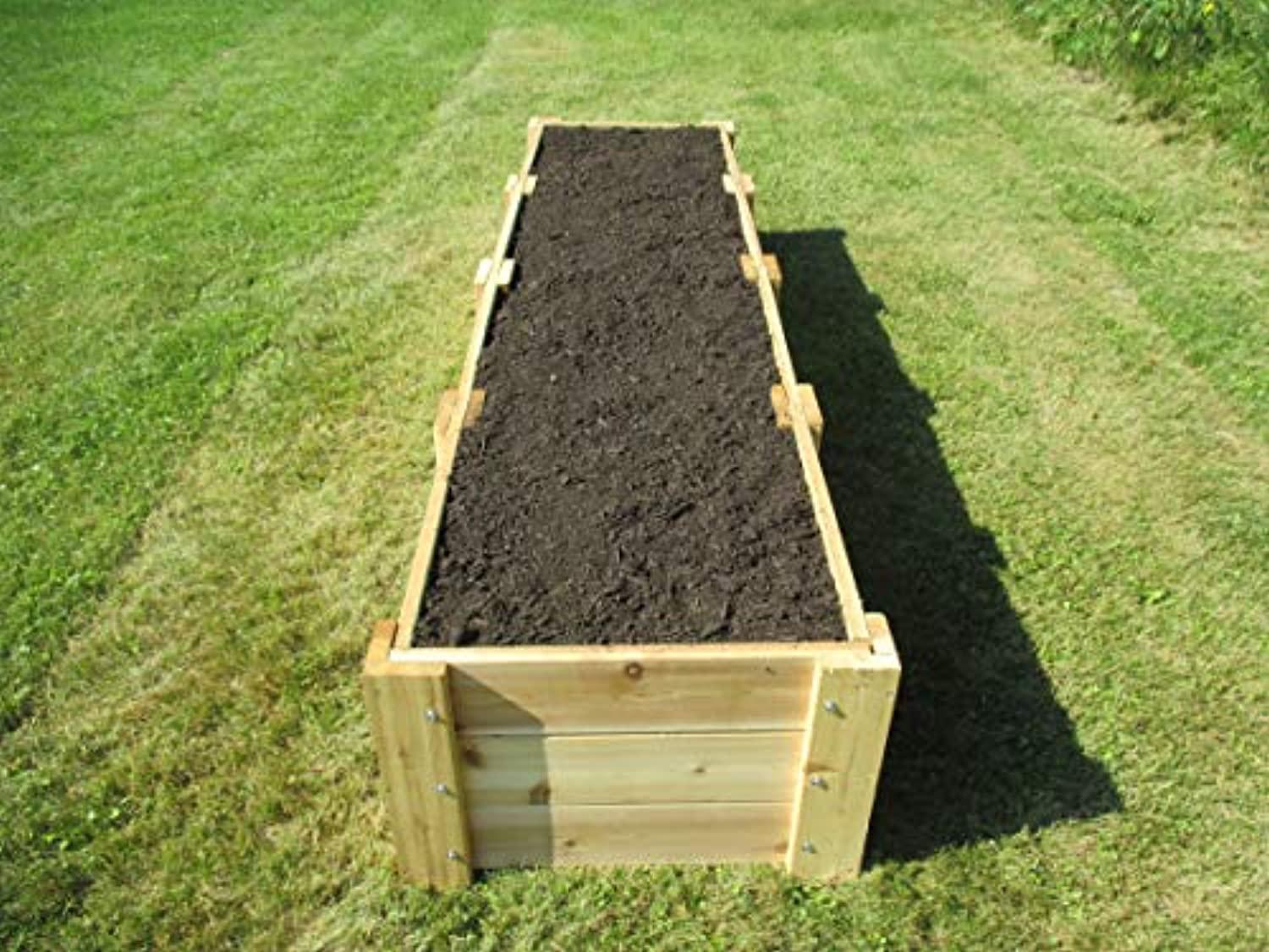 Infinite Cedar RB2x8x16.5 Deep Root Cedar Raised Garden Bed, 2 ft. x 8 ft. x 16.5 in.