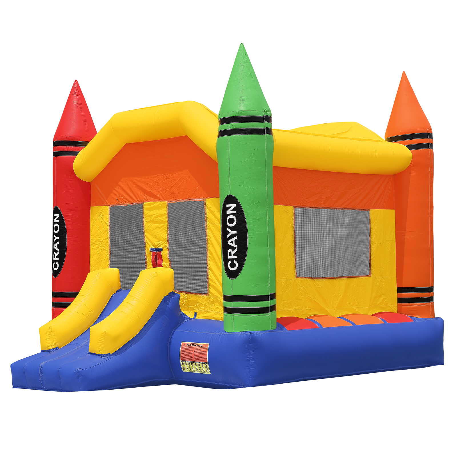 Inflatable HQ Commercial Grade Bounce House - PVC Crayon Castle Jumper