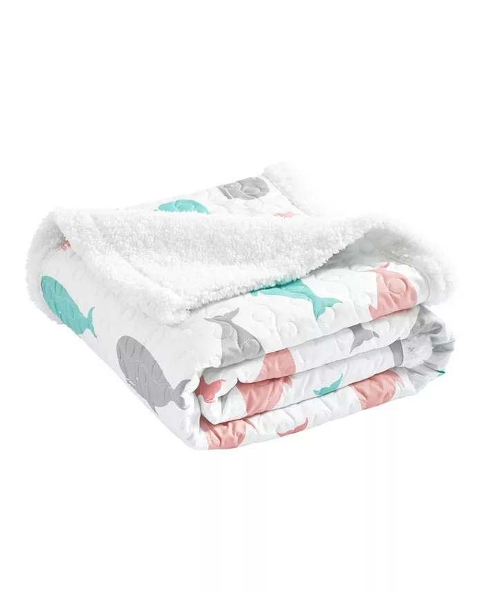 Lush Dandeacutecor Whale Sherpa Throw， 60