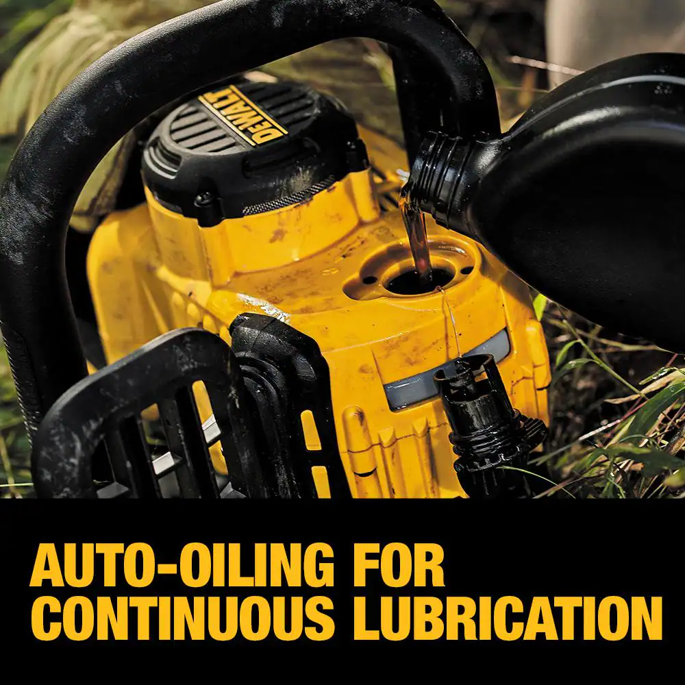 DEWALT DCCS670T1 16 in. 60V MAX Lithium-Ion Cordless FLEXVOLT Brushless Chainsaw with (1) 2.0Ah Battery and Charger Included