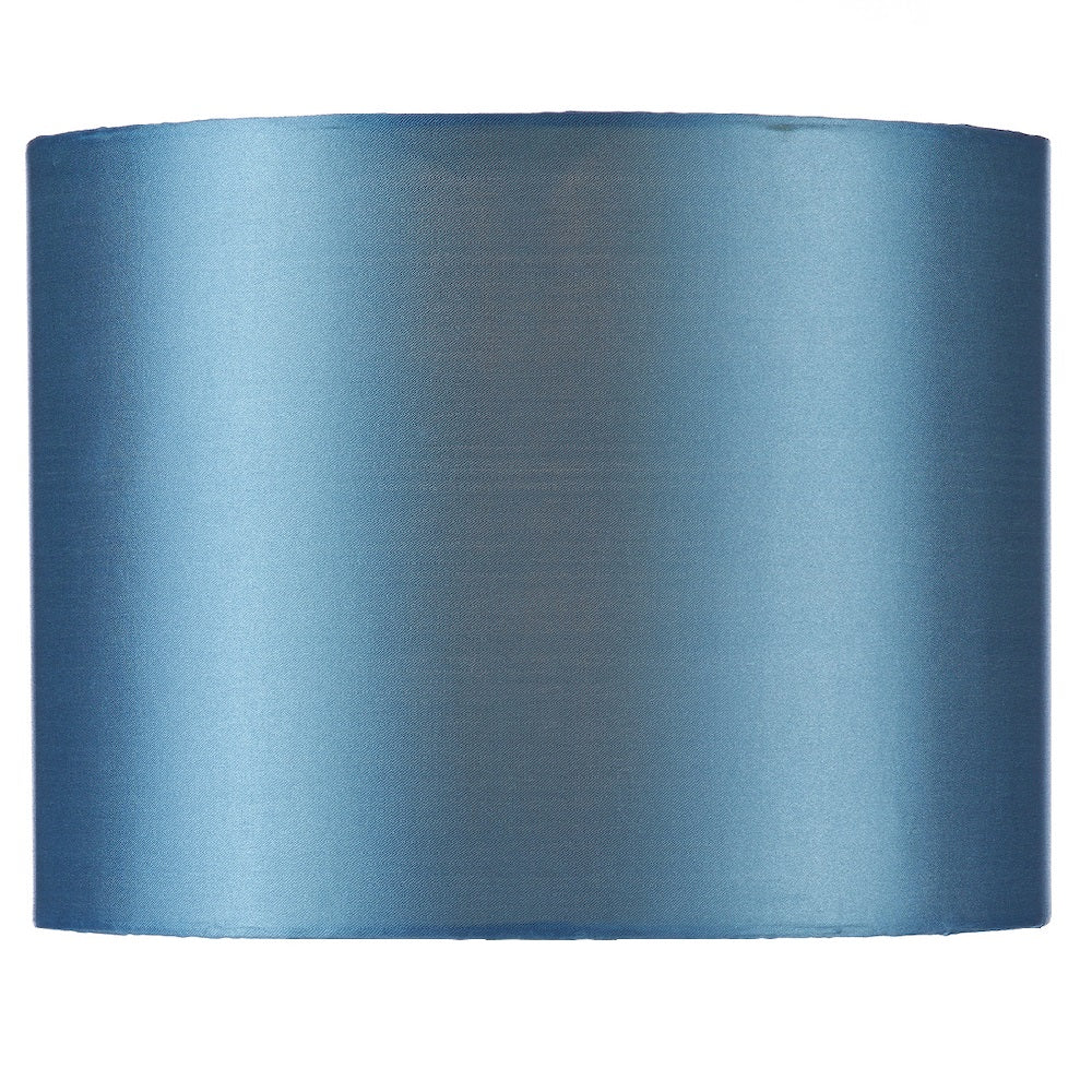 Britalia BRELS4223 Polished Chrome & Blue Mosaic Glass Table Lamp with Shade