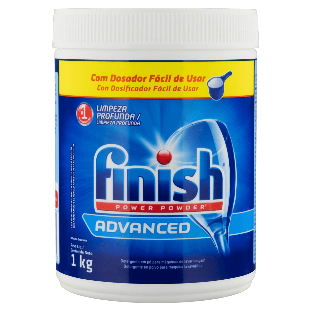 Detergente para Lava Loucas em Po Finish 1kg