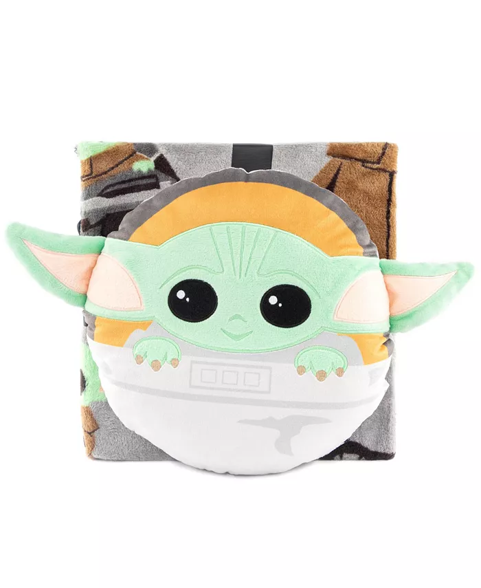 Disney CLOSEOUT! Star Wars Baby Yoda 2-Pc. Pillow Blanket Nogginz Set
