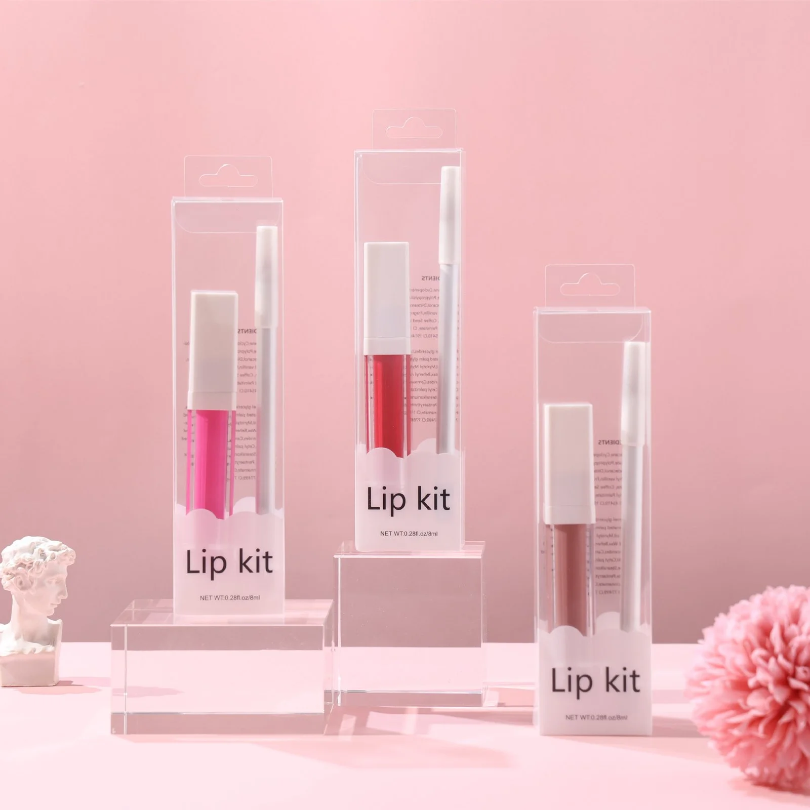 Private Label Waterproof Long Lasting Matte Liquid Lipstick with Lip Liner Kit